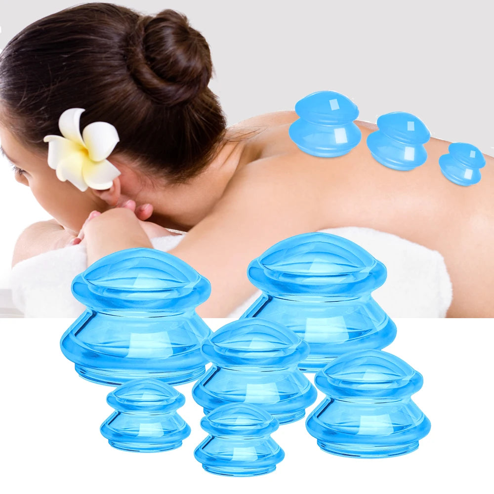 Coppette in Silicone per la Coppettazione Manuale | Pelli Sensibili